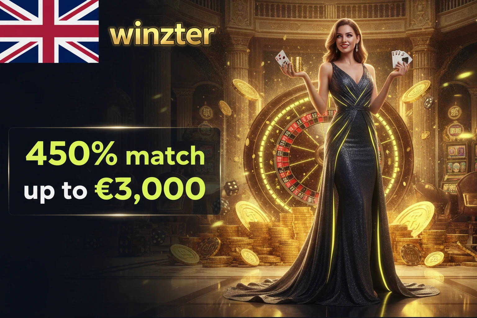 Winzter Official Online Casino UK for Slots Live Dealer and Table Games