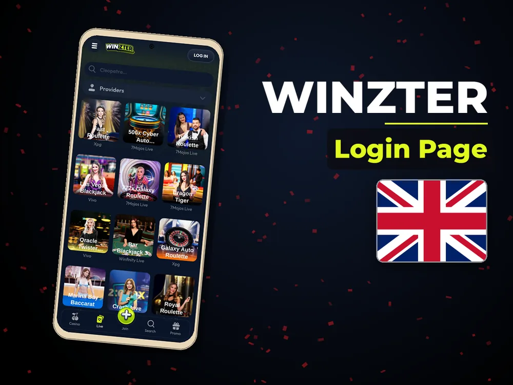 winzter - Login Page